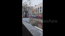 US: Protesters March Against Xi Jinping, Block Streets At APEC Summit