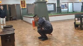 This loyal pet dog's reaction to his owner passing out will move your heart