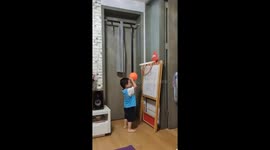 Little basketball prodigy's hilarious headshot scores a slam dunk surprise!