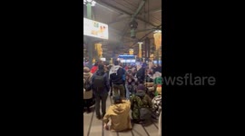 Netherlands: Hundreds Of Pro-Palestine Protester Sit In At Schiphol Airport 3