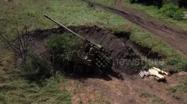 Russia claims to have fired on Ukrainian positions using self-propelled guns
