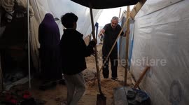 Cold weather, rainfall exacerbate humanitarian crisis in Gaza