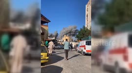 Israel aircraft launch raids on the vicinity of the Indonesian Hospital in Gaza