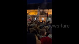 UK: Protesters Gather Outside Parliament As MPs Vote On Gaza Ceasefire 2