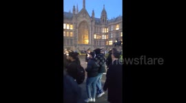 UK: Protesters Gather Outside Parliament As MPs Vote On Gaza Ceasefire 3