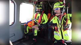 Fisherman Dramatically Rescued from Quicksand in Treviso, Italy