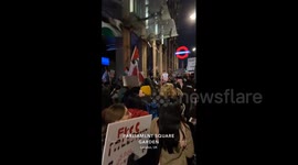 UK: Protesters Gather Outside Parliament As MPs Vote On Gaza Ceasefire 7