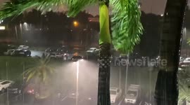 US: Tropical Storm-Force Winds Lash South Florida Causing Power Outages 2