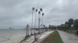 Chilly gusts: Tampa Bay battling rain and wind