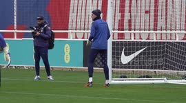England train at St George's Park in UK ahead of Malta clash