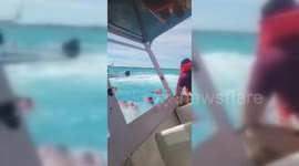 Screams and panic as ferry sinks in Bahamas, killing one