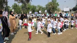 Iraqi NGO holds marathon to support orphaned children