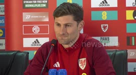 Armenia v Wales: Ben Davies press conference in Cardiff, UK