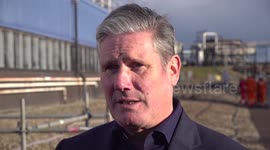 Keir Starmer speaks about Gaza in Aberdeenshire, UK