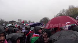 Politicians address Gaza ceasefire rally as thousands march in Glasgow, UK