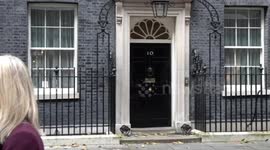 Cabinet reshuffle: Steve Barclay and Victoria Atkins leave Downing Street in London, UK