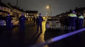 Gardai on scene in north Dublin, Ireland after fatal shooting