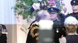 Rishi Sunak and Alex Chalk arrive for Lord Mayor’s Banquet in London, UK