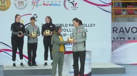 China wins women's sitting volleyball World Cup title