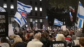 At The Never Again Is Now Prayer event a modern-day Christian says how sorry he is that the Christian Church has not always been great with supporting the Jewish people.