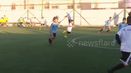 Children in Jordan donate to support children in Gaza through football
