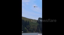 New Zealand: Fire Crews Tackle Large Bush Fire In Christchurch