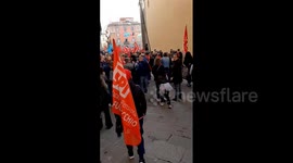Italy: Union Workers Go On General Strike Over Government’s Proposed Budget Plan