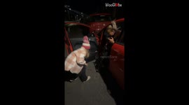 'Mike wa-house-key!' - drunk aunt has a fit of laughter on her own pun *Hilarious*