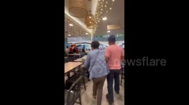 Philippines: Shoppers Flee At Shopping Mall In Davao City After M6.7 Offshore Earthquake