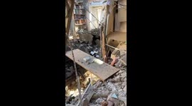 Devastation in Kherson: residential building hit by Russian shelling