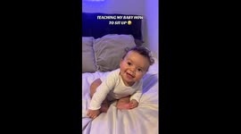 Cutest baby hilariously rolls over as mum tries to teach him to sit up