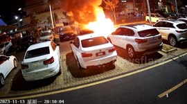 Chinese pupils accidentally ignite four cars with weed fire in parking lot
