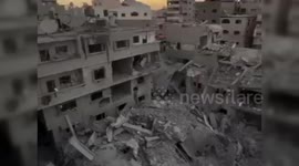 Israeli Warplanes Destroy Nine Homes In Beit Lahia