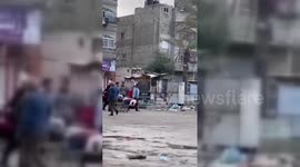 Palestinians In Jabalia, Northern Gaza Head South