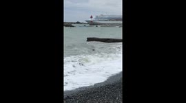 Tourists hailed as heroes after rescuing drunk couple from stormy waters in Russia