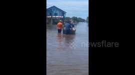 Brazil: Residents Evacuate As Flooding Hits Eldorado Do Sul