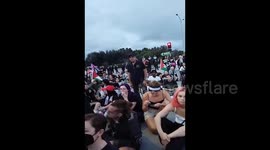 Australia: Pro-Palestine Activists Protest Against Israeli Container Ship At Port Botany 2