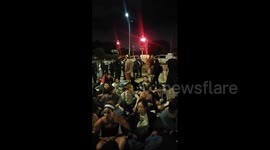 Australia: Pro-Palestine Activists Protest Against Israeli Container Ship At Port Botany 4