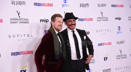 Alex Moffat and Nehal Joshi at the 2023 International Emmy Awards in NY, USA