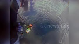 Coast Guard rescues sailors and dog stranded 90 miles off Florida's Gulf Coast
