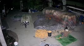 Daughter gets up in wee hours to help mother peel corn