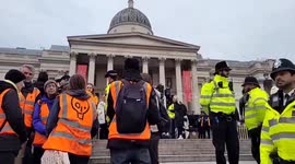 Just Stop Oil activists arrested just 'seconds' after blocking road in London