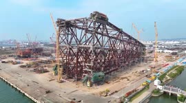 Main structure completed on China's deepwater jacket platform