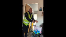 Man Mad At Christmas Decorations In November