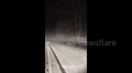 US: Storm Bringing Snow And Rain Hits Massachusetts Ahead Of Thanksgiving 2