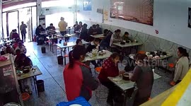 Elderly woman plants hair in noodle bowl to scam free meal in Chinese restaurant