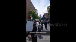 Australia: Students Walk Out Of Schools To Show Support For Palestine In Melbourne 7