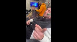 Man has an extremely hilarious reaction to getting his beard and nose hair waxed