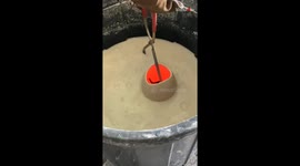 Making of an RAAQUU Koi vase using the obvara technique *Amazing Craft Video*