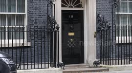 Prime Minister Rishi Sunak departs for PMQs and autumn statement  in London, UK